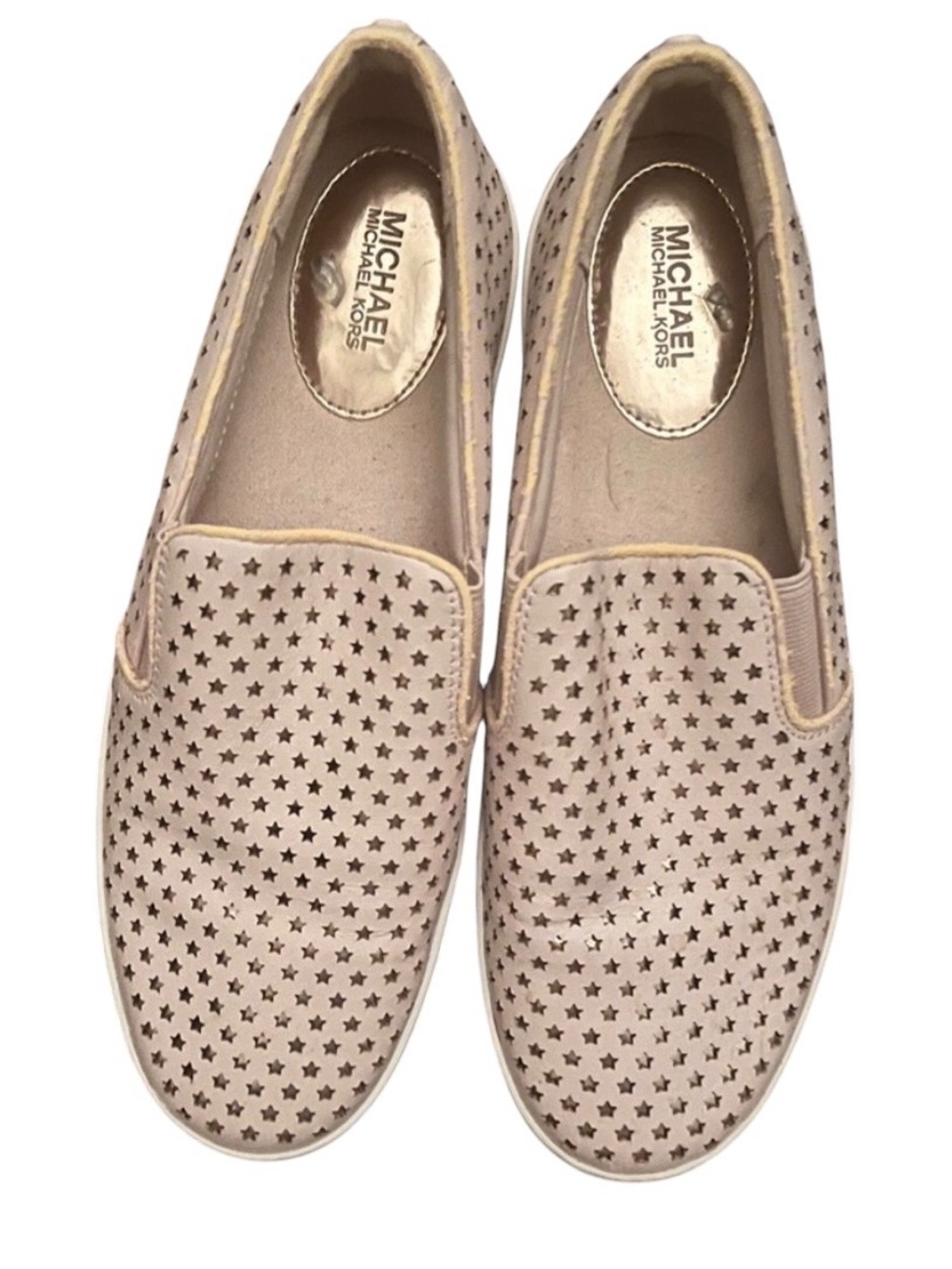 Michael Kors Women's Gold Star Slip-On Sneakers